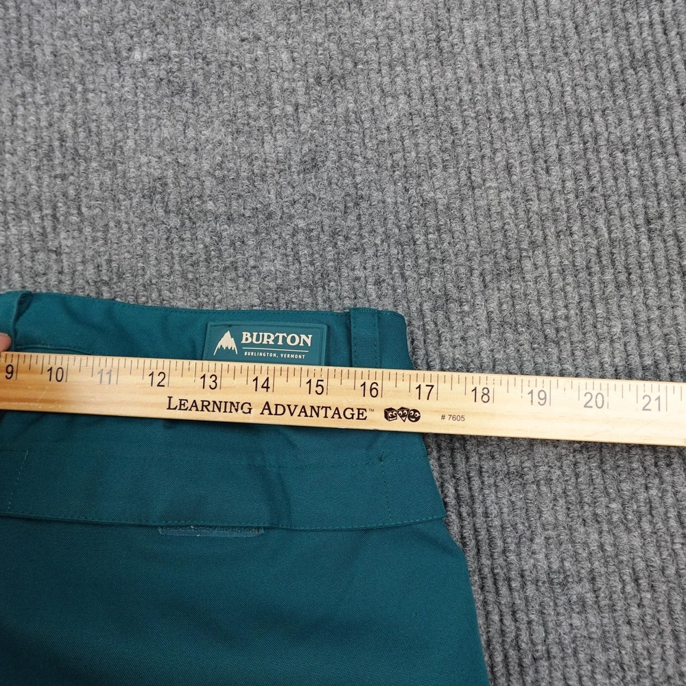 Burton Snow Pants Womens Medium Green Living Lining ThermacoreECO Ski Snowboard - Picture 10 of 11